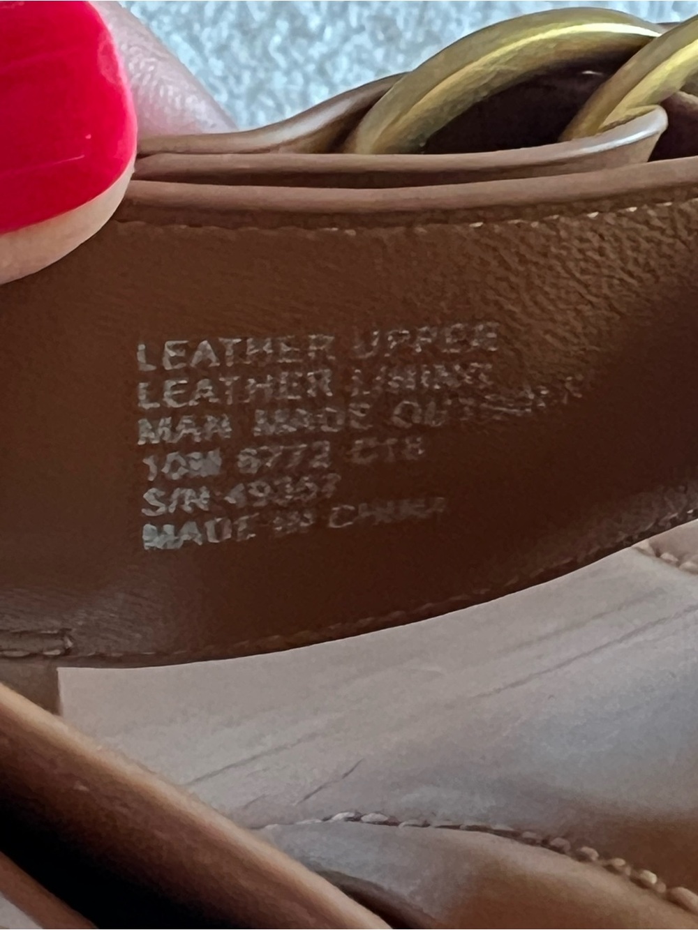 Tory Burch Marsden Flat Thong Sandal Tan size 10 - Picture 7 of 7